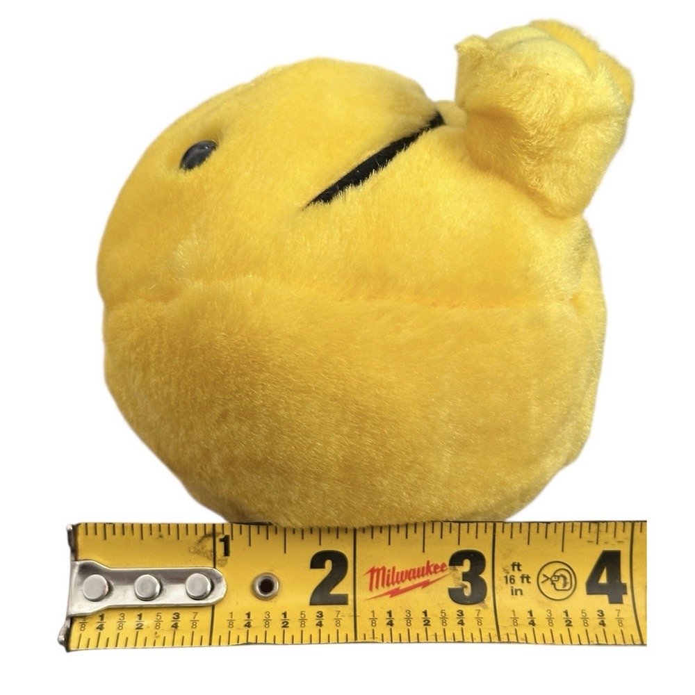 Swibco Puffkins Happy Face Bean Bag Plush Yellow Collectible with‎ Tags - Picture 8 of 8